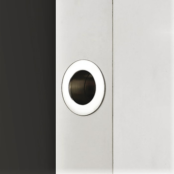 Edge Flush Pull Handle D32/28mm Brass AB