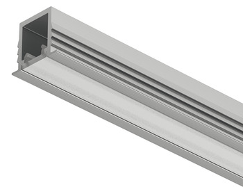 Loox5 1104 Profile 3.0m Aluminium/Plastic Opl/Silver