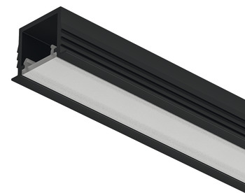 Loox5 1103 Profile 3.0m Aluminium/Plastic Opl/Black