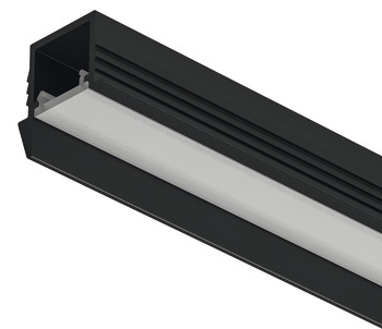 Loox5 1105 Profile 3.0m Aluminium/Plastic Opl/Black