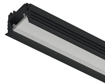 Loox5 1106 Profile Rectangle 3.0m Aluminium Black/Opl