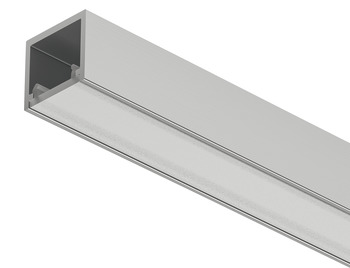 Loox5 2102 Profile SM 3.0m Aluminium/Plastic OplSlv