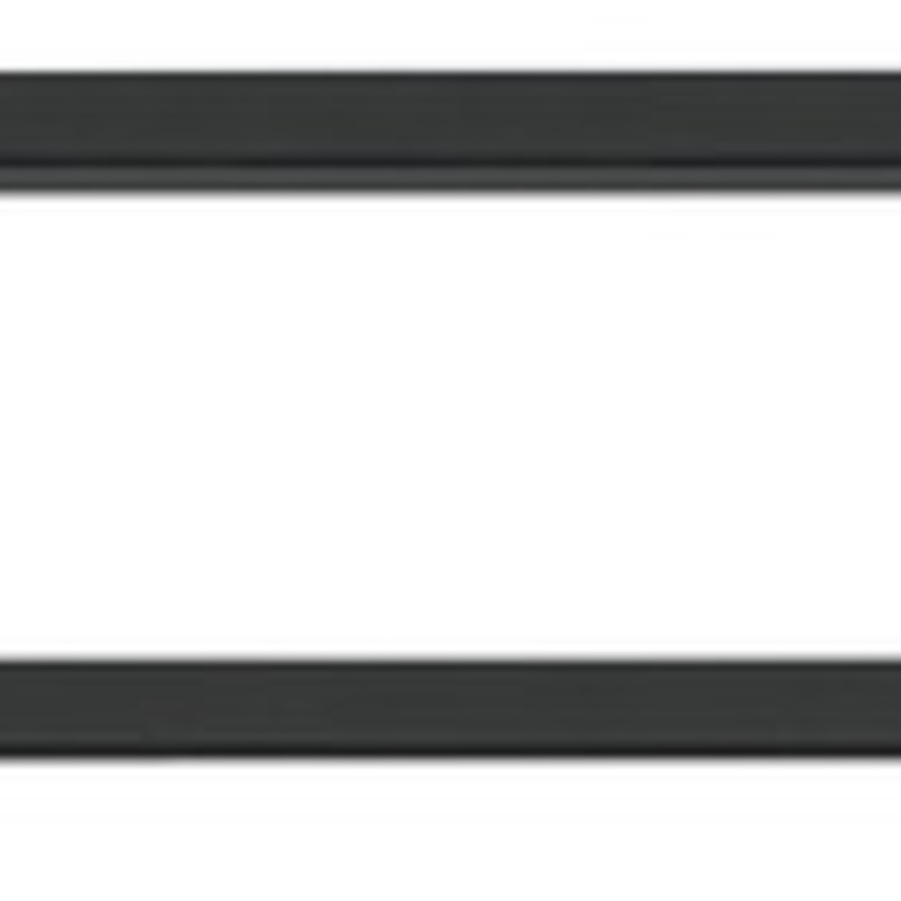 BachM Power Frame Mtg Frm 4-Gang Steel Black