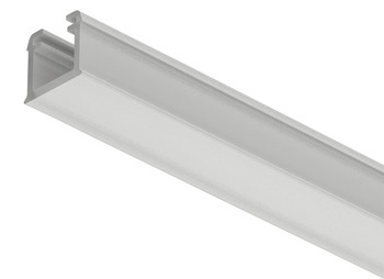 Loox5 1101 Profile Rectangle 8mm 3.0m Plastic OplWht