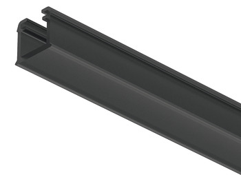 Loox5 1101 Profile Rectangle 8mm 3.0m Plastic OplBlk