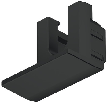 Loox5 1104 Profile Endcaps Rectangle Plastic Black