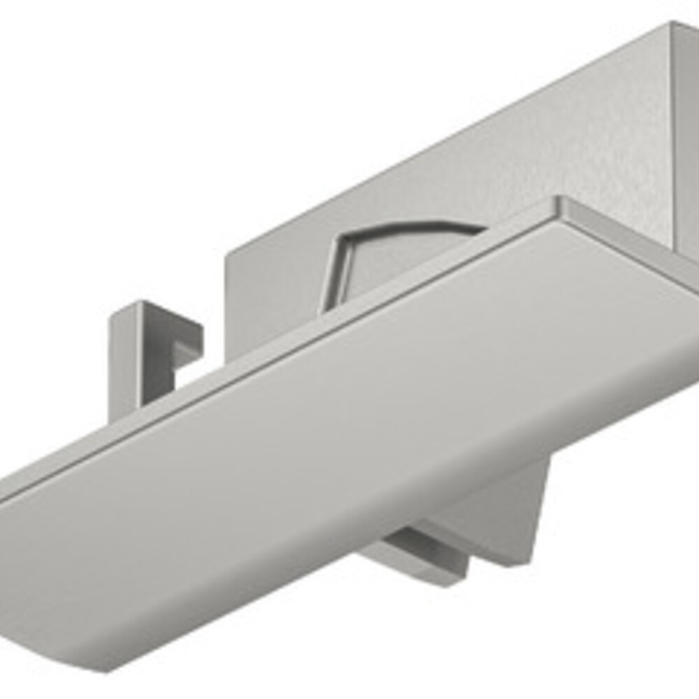 Loox5 1107 Profile Rectangle Endcaps Plastic Silver