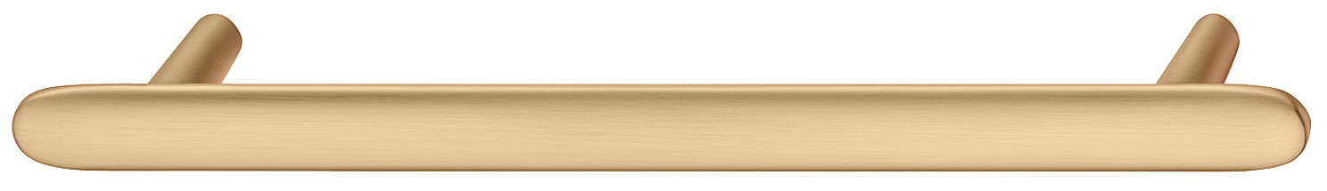Pebble Pull Handle Zinc Alloy Bru Gld Col 160mm Fixing Centres - view 2