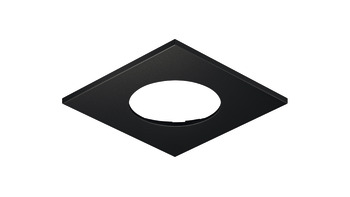 Loox Bezel Rectangle 65x65mm Metal Black