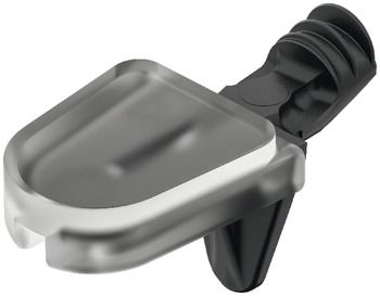 Shelf Support D5mm Buffered Plug Zinc Alloy Black