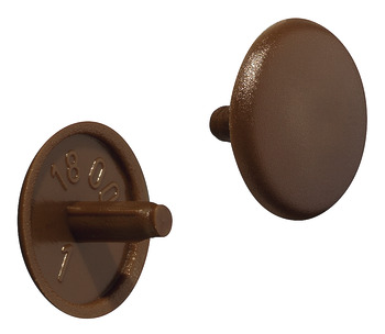 Trim Caps Countersunk D12/2.5mm Phillips Plastic Fawn 8007