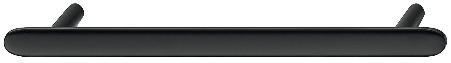Pebble Pull Handle Zinc Alloy Matte Black 160mm Fixing Centres 106.70.102