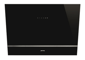 Smeg Lin KV28N Chm.Hood Ang Black/Stainless Steel