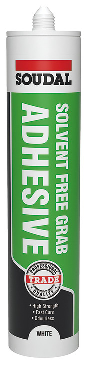 Soudal Trade Solvent Free Adh 290ml Wht