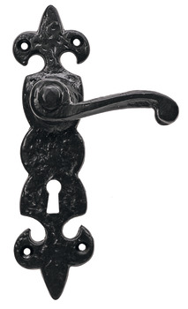Fleur-De-Lys Lvr Hdls+Plt Lock Std KW BA
