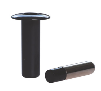 Door Stop Magnetic Concealed Steel/Plastic Black