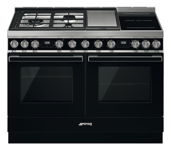 Smeg Por CPF120IGMPBL Range Ckr DF Black