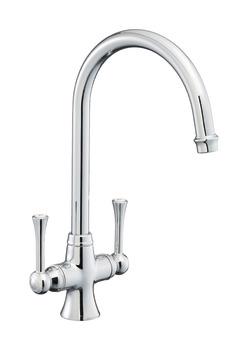 Rectangle Estuary TES1CM D.Lvr Tap Brs Chrome