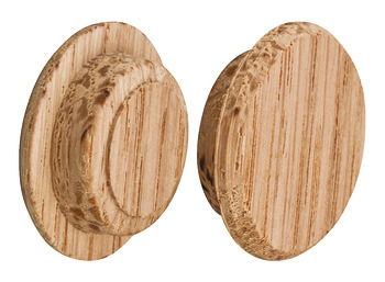 Cover Caps D15mm Blind Phillips UF Wood Oak