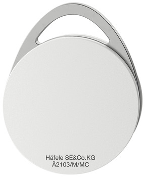 Dialock MiCls Key Tag D36x5.3mm Plastic Wht