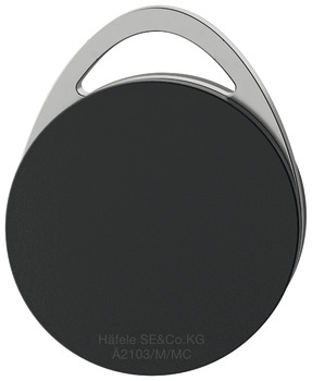 Dialock MiCls Key Tag D36x5.3mm Plastic Black