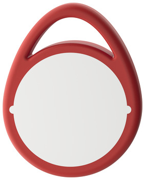 Dialock MiCls Key Tag 43x34x5mm Plastic Red