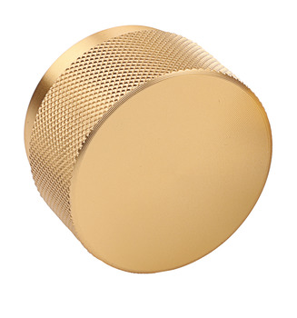 Graf Big Knob Aluminium Bru Brass D50x30mm