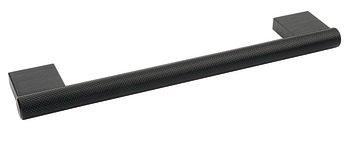 Graf Big Bar Handle Aluminium Bru Black 192mm Fixing Centres