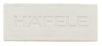 MX Slim A Hafele Logo Cover Caps Plastic Grey