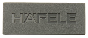 MX Slim A Hafele Logo Cover Caps Plastic Antique
