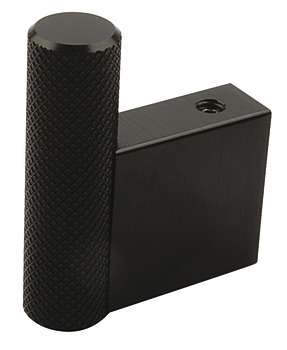 Graf Hat+Coat Hook D14x50x41mm Aluminium Black