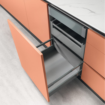 MXS Internal Drawer Cross Rail 1100mm Aluminium Antique