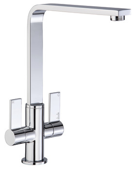 Abode AT2070 Quantic Dual Lvr L-Tap Chrome