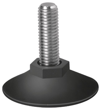 Adj Screw D46mm w Fixed Foot M10x50mm - view 2