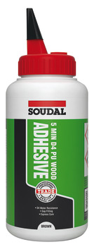 Soudal D4 PU Wood Adhesive 5 Mins 750g