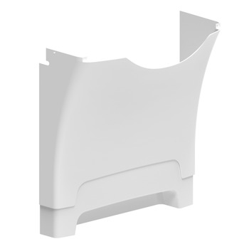 Ropox Washbasin Cover LH Manual Wht