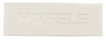 MXS Hafele Logo Cover Cap Plastic Grey 1pc