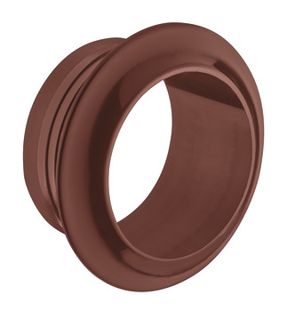 Push-Lock Rosette 16mm Plastic Brown