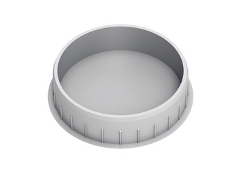 Cover Caps D35/38mm Plastic White