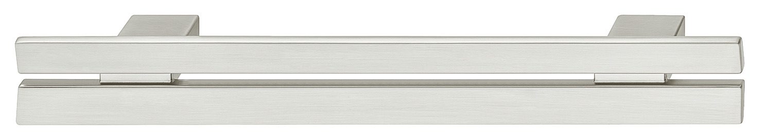 Split Pull Handle Zinc Alloy Bru NP 128mm Fixing Centres 106.70.490