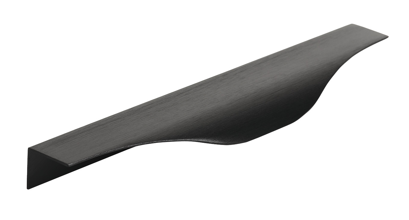 Noma Profile Handle Aluminium Bru Black 256mm Fixing Centres - view 2