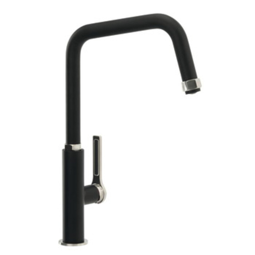 Abode AT2086 Hex Sgl Lvr U-Tap Brs M.Black