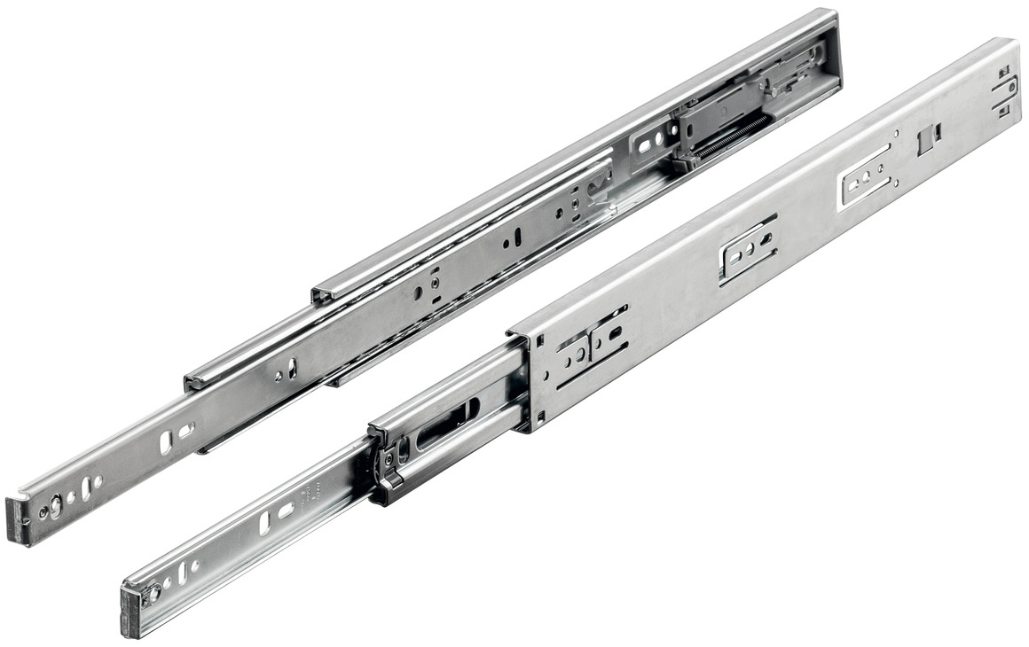 3832-EC FD BB Drawer Runner Full 43kg 700mm Bright Zinc Plated 432.23.928