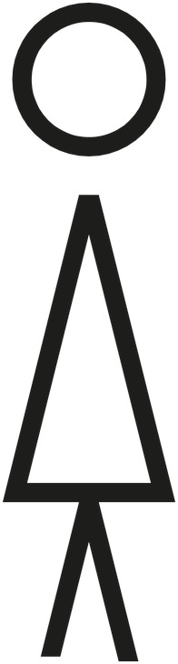 Graphic Sign 100mm-Female SA Acy Black