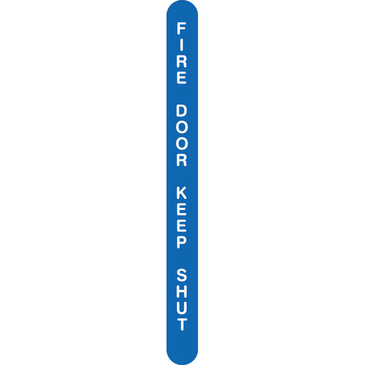 Sign 13x150mm-Fire door keep shut 987.15.043