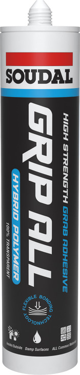 Soudal Grip All Hybrid Polished Adh 290ml Clr