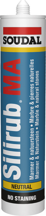 Soudal Silirub MA Mbl/Stn Slnt 300ml Wht