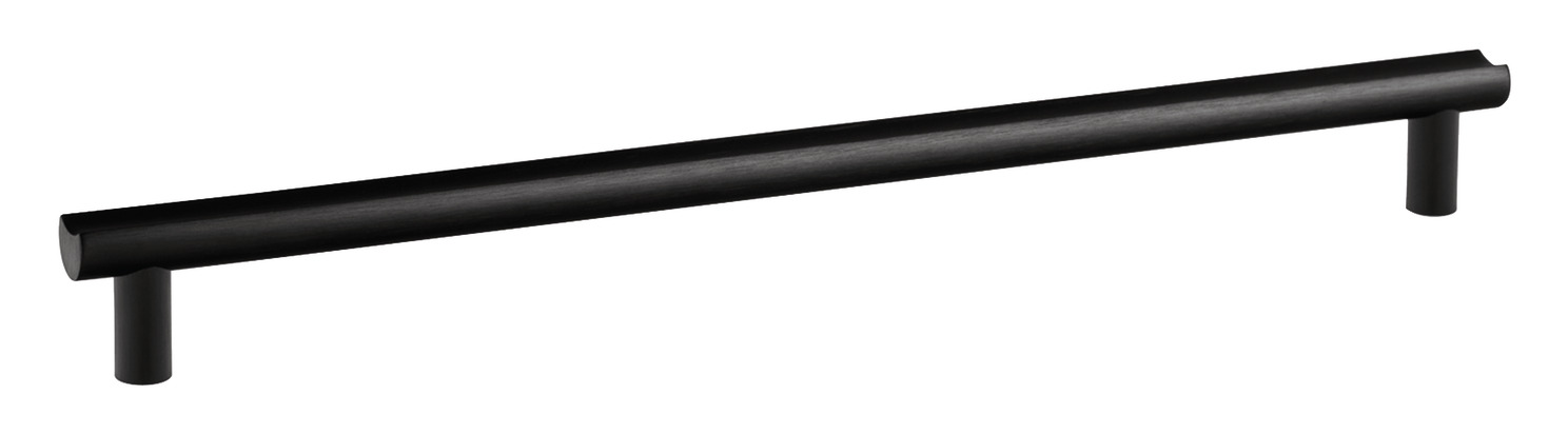 Moon Pull Handle Aluminium Brsh Black 320mm Fixing Centres 100.00.885
