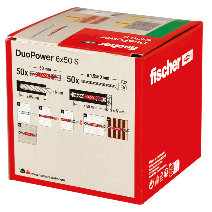 Fischer Duopower WallPlug L D6x50mm x50 - view 5
