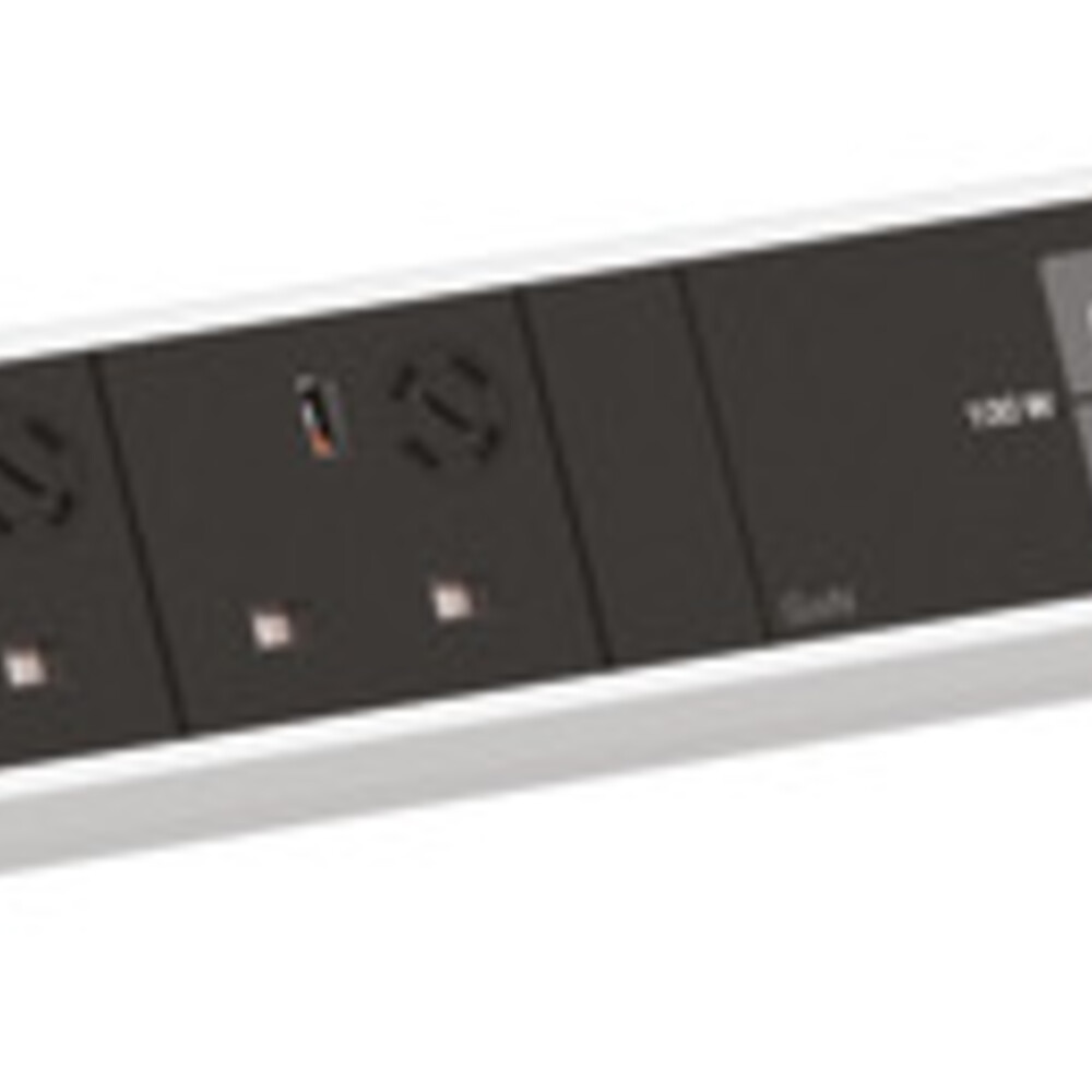 BachM Power Frm POLS 2xUK,USB-C,CM 100W
